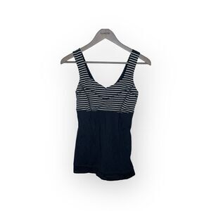 Lululemon Black and White Workout Athletic Top Size 4